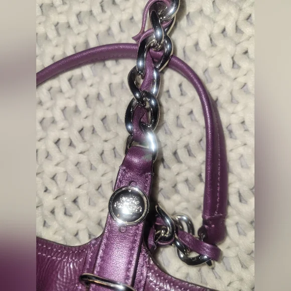 Coach Tribeca Patent Leather Tote Berry - Picture 9 of 13